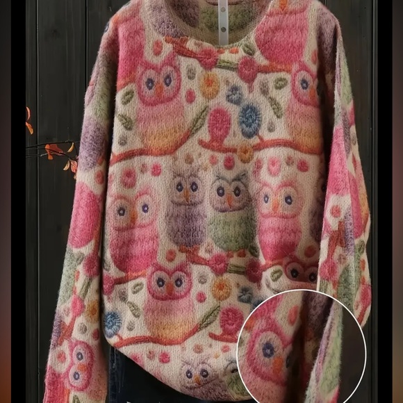 Owl sweater - Picture 1 of 6